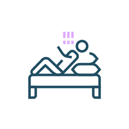 lying down icon